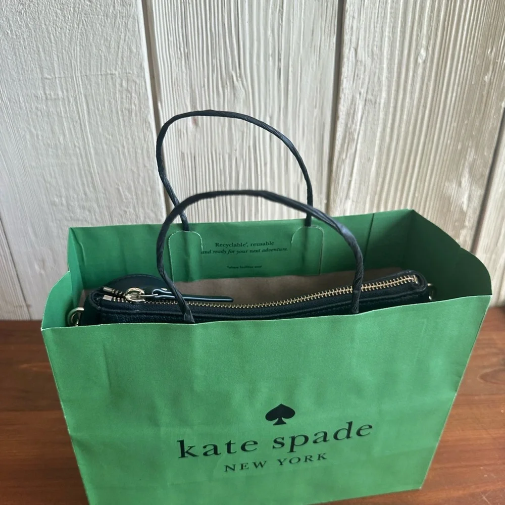 Kate Spade Robinson Lane Chantel Bag + Schuyler Wallet NWT Black Bundle - Picture 13 of 16